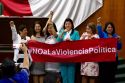 Alto a la violencia pol&iacute;tica contra mujeres