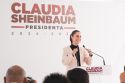 No hay raz&oacute;n para discutir por cargos: Claudia Sheinbaum; anuncia gira Tren Maya